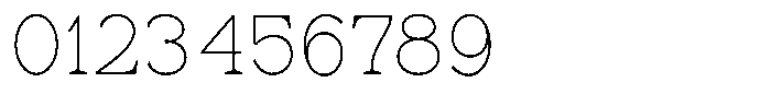Astorina Thin Condensed Font OTHER CHARS