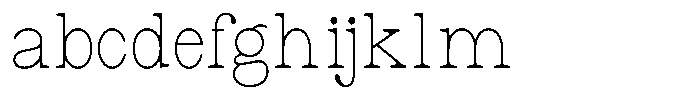 Astorina Thin Condensed FONT