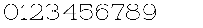 Astorina Thin Expanded Font OTHER CHARS