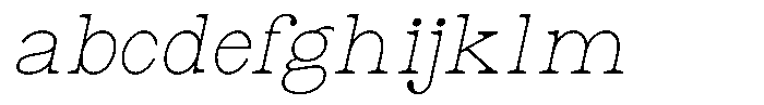 Astorina Thin Slanted FONT
