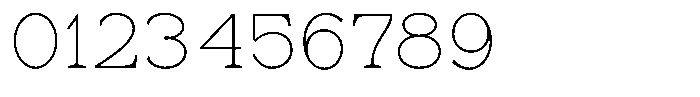 Astorina Thin Font OTHER CHARS