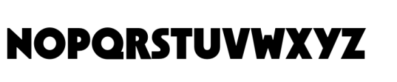 Astra Black Font UPPERCASE