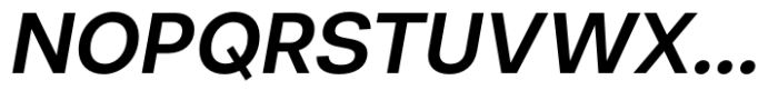 Astra Semi Bold Italic Font UPPERCASE