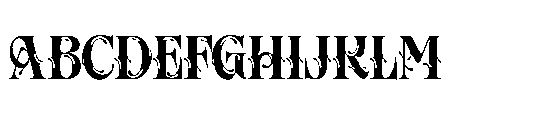 Astral Melted Font UPPERCASE