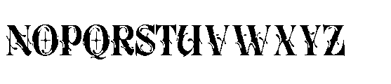 Astral Melted Font UPPERCASE