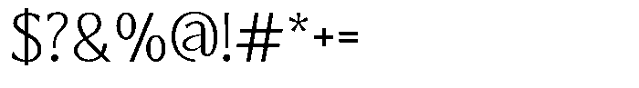Astranala Font OTHER CHARS