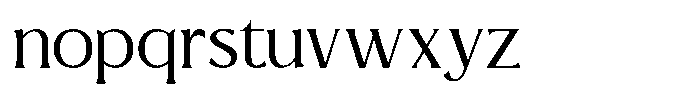 Astranala Font LOWERCASE