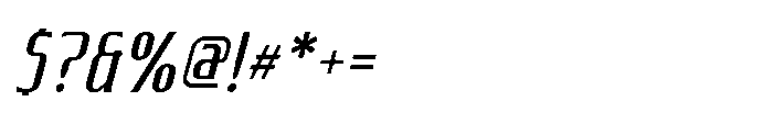 Astravictus Italic Font OTHER CHARS