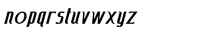 Astravictus Semi Bold Italic Font LOWERCASE