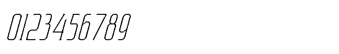 Astravictus Thin Italic Font OTHER CHARS