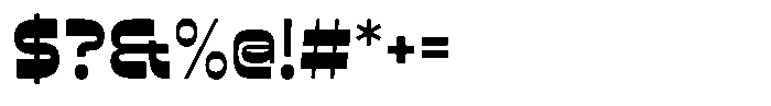 Astrion Reverse Font OTHER CHARS