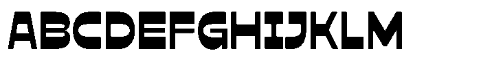 Astrion Reverse Font UPPERCASE