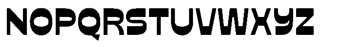 Astrion Reverse Font UPPERCASE