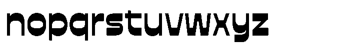 Astrion Reverse Font LOWERCASE