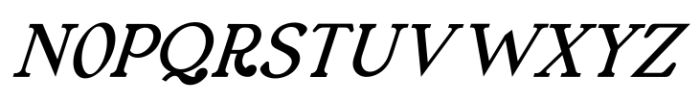 Astro Serif Black Italic Font UPPERCASE