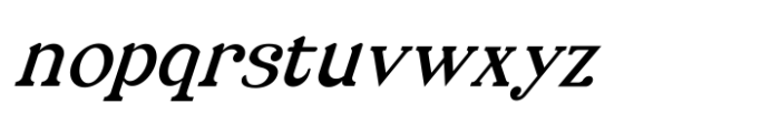 Astro Serif Black Italic Font LOWERCASE