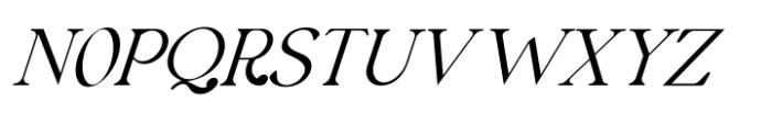 Astro Serif Light Italic Font UPPERCASE