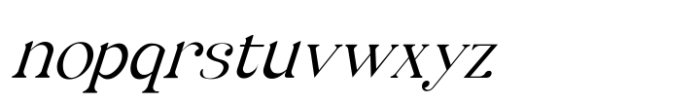 Astro Serif Light Italic Font LOWERCASE