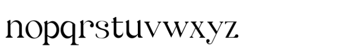 Astro Serif Light Font LOWERCASE