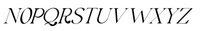 Astro Serif Thin Italic Font UPPERCASE