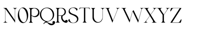 Astro Serif Thin Font UPPERCASE