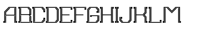 Astro Techno Font UPPERCASE