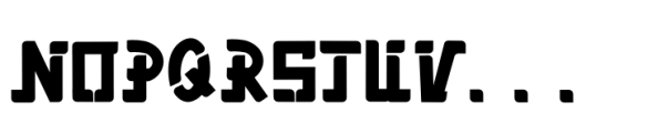 Astro Volta Outline Regular Font LOWERCASE