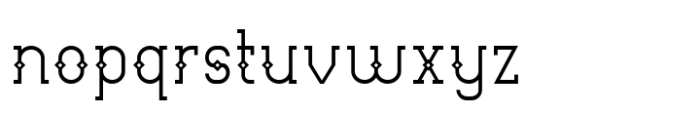 Astrodeliria Slab Regular Font LOWERCASE