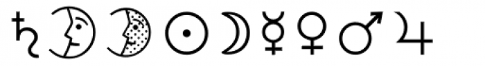 Astrology Font OTHER CHARS