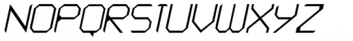 Astronaut Thin Italic Font UPPERCASE