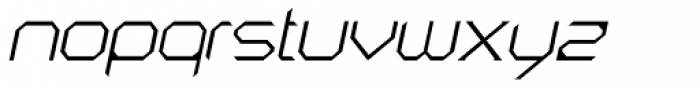 Astronaut Thin Italic Font LOWERCASE