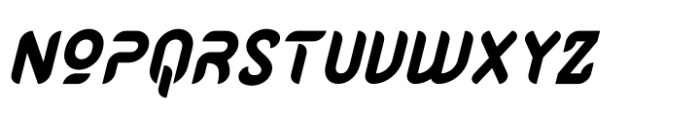 Astronix Italic Font LOWERCASE