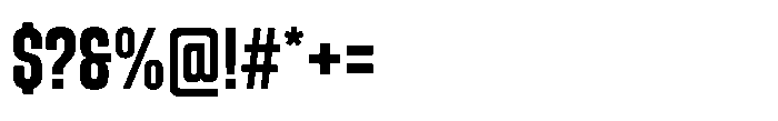 Astronum Extra Bold Font OTHER CHARS