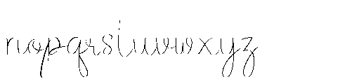 Astrophile Font LOWERCASE