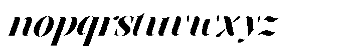 Astrovia Serif Black Italic Font LOWERCASE