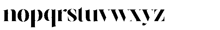 Astrovia Serif Black Font LOWERCASE