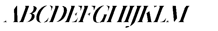 Astrovia Serif Bold Italic Font UPPERCASE