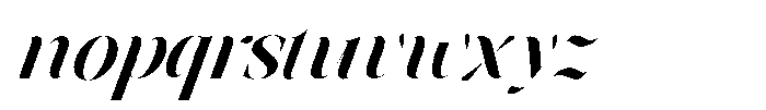 Astrovia Serif Bold Italic Font LOWERCASE