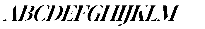 Astrovia Serif Extra Bold Italic Font UPPERCASE