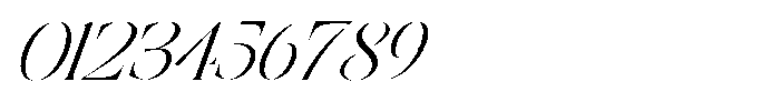 Astrovia Serif Extra Light Italic Font OTHER CHARS
