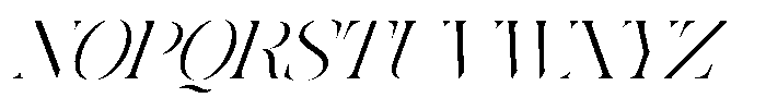 Astrovia Serif Extra Light Italic Font UPPERCASE