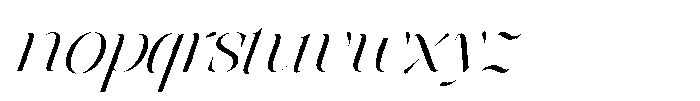 Astrovia Serif Extra Light Italic Font LOWERCASE