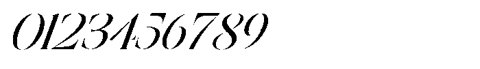 Astrovia Serif Italic Font OTHER CHARS