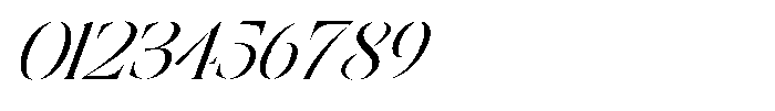 Astrovia Serif Light Italic Font OTHER CHARS