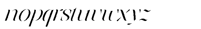 Astrovia Serif Light Italic Font LOWERCASE