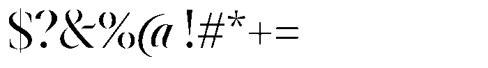 Astrovia Serif Medium Font OTHER CHARS
