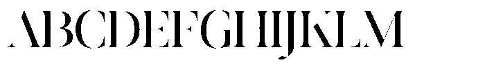 Astrovia Serif Medium Font UPPERCASE