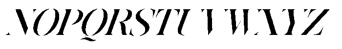 Astrovia Serif Semi Bold Italic Font UPPERCASE