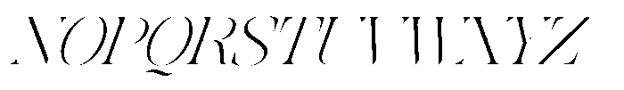 Astrovia Serif Thin Italic Font UPPERCASE