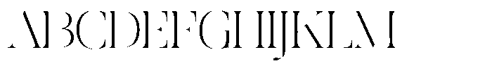 Astrovia Serif Thin Font UPPERCASE